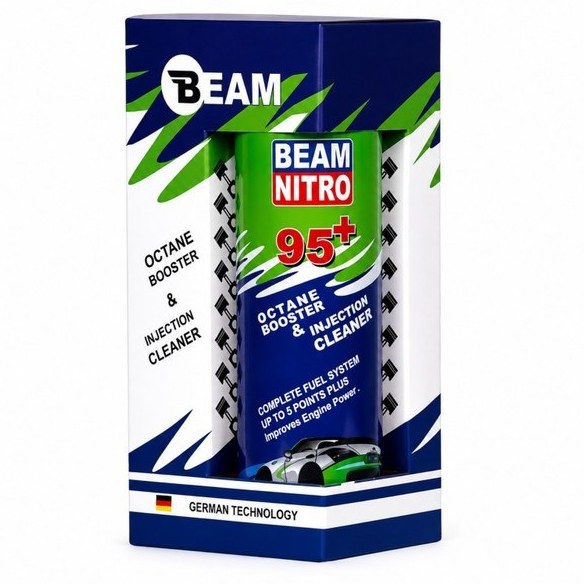 اکتان بوستر و انژکتورشور دوکاره بیم نیترو 95 (Beam Nitro 95 Green) 1 عددی